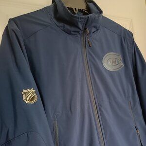 M🏒Montreal Canadiens Fanatics Branded Navy Pro Locker Full-Zip Jacket